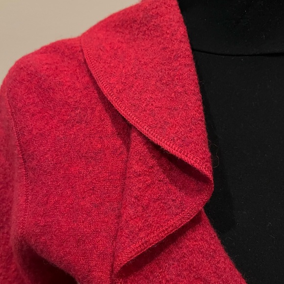 Ruby RD. Wool Orange Ruffle Jacket SzM - Picture 4 of 7